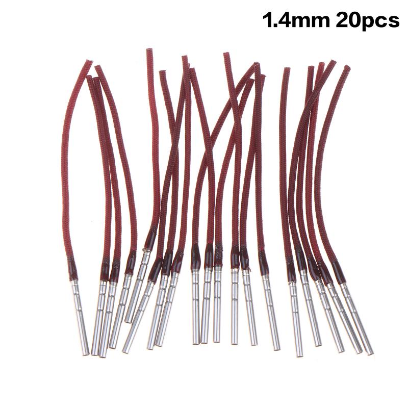 20Pcs Rotatable Fishing Rod Tip Wire Set 1.0MM 1.6MM Reliable Durable Accessories for Freshwater Saltwater Repair