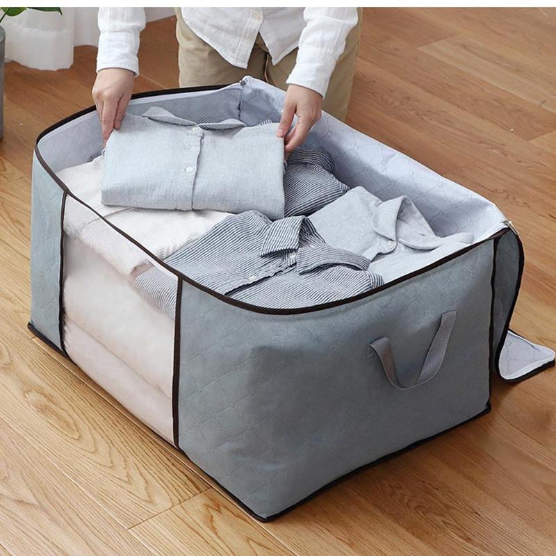 Hanging Nonwoven Fabric Storage Bag For Clothes Shoes Cosmetics Bedroom Organizer