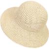 Handcrafted Crochet Women's Sun Hat with Bucket Style for Summer UV Protection, UPF 50+