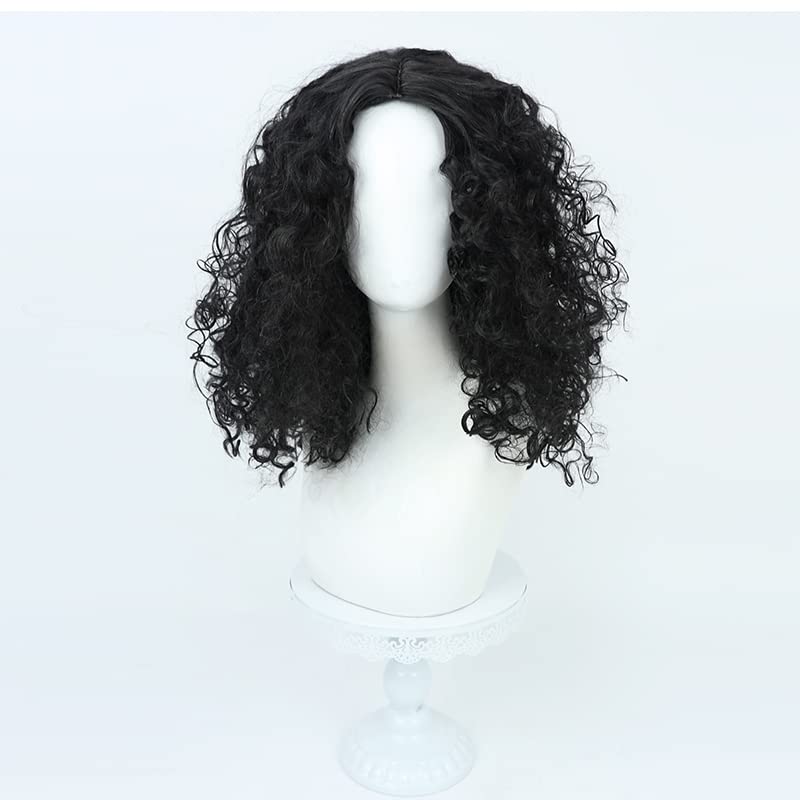 One Piece Usopp Cosplay Wig, Black, Heat-Resistant Wig