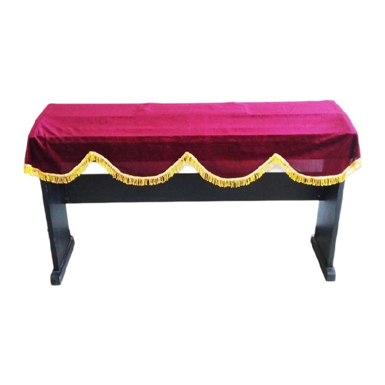 

Soft Velvet Keyboard Protector Electric Piano Cover Providing Dust Prevention And Surfaces Protection For 88 Key Pianos красный