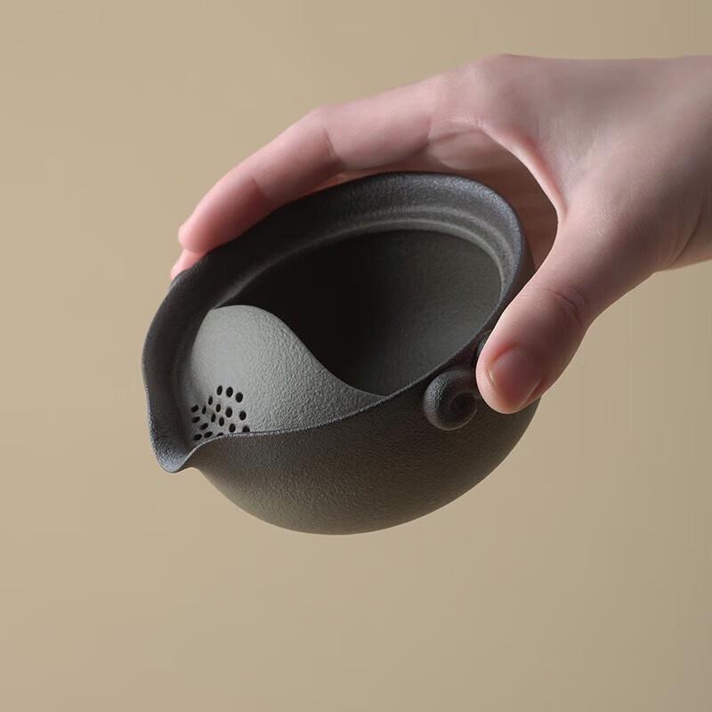 Edenus Silver Portable Quick Cup Kung Fu Tea Set