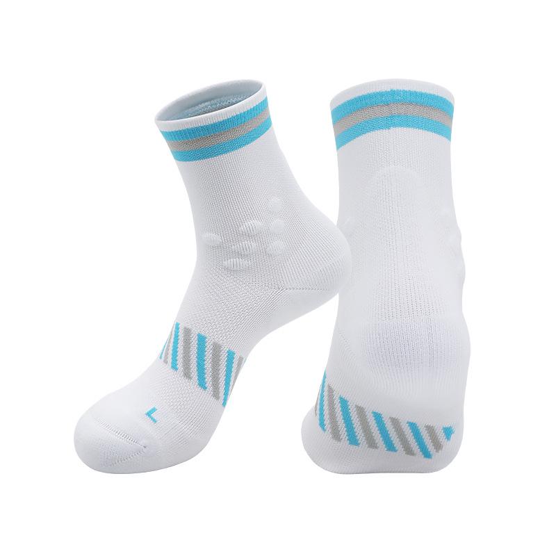 Unisex Quick-Drying Breathable Mid-Calf Hiking & Marathon Socks