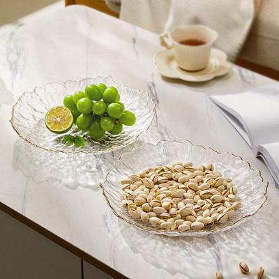 Light Luxury Crystal Glass Fruit Plate