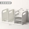 1pcs Stationery Storage Box, Desktop Dormitory, College Student Desk, Storage Rack, Drawer Style Book Storage, Book Stand