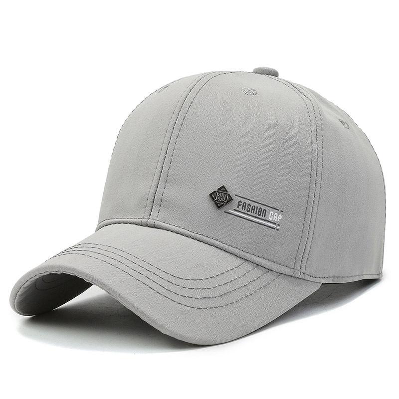 New Men's and Women's Baseball Cap Cotton Polyester Iron Standard Visor Trend Printed Alphabet Cap Casual Sun Hat