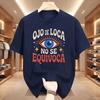 Streetwear T Shirt Tee Women Men Cotton Oversize Summer Loose Casual Trend Crazy Eye Doesn't Lie Top