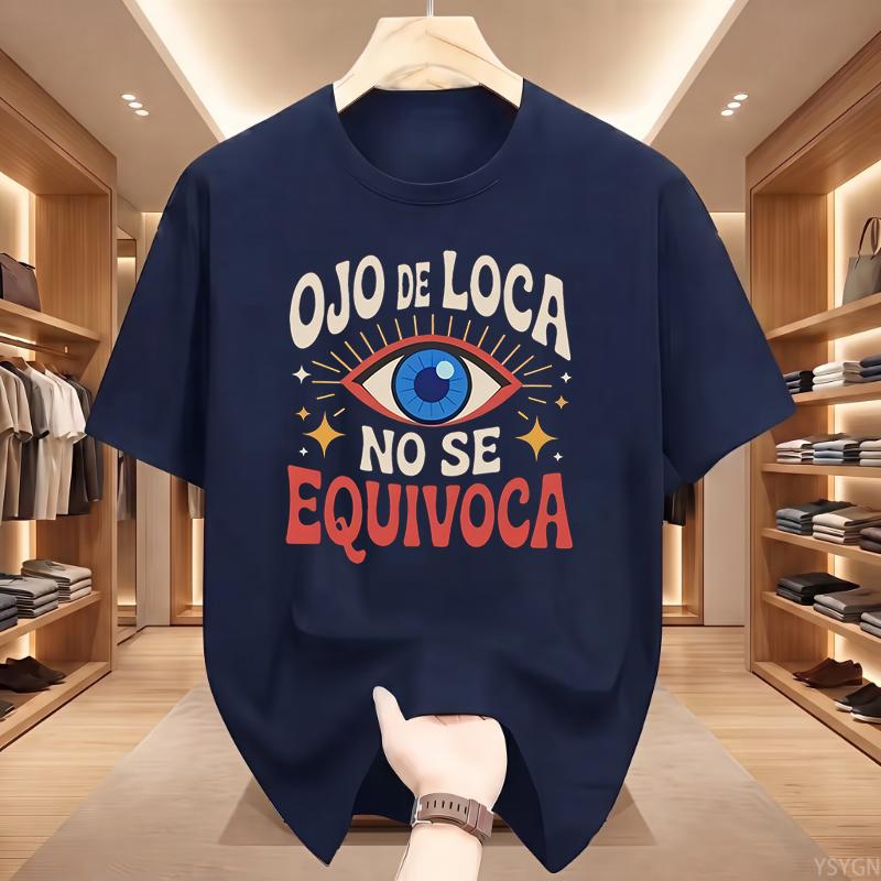 Streetwear T Shirt Tee Women Men Cotton Oversize Summer Loose Casual Trend Crazy Eye Doesn't Lie Top