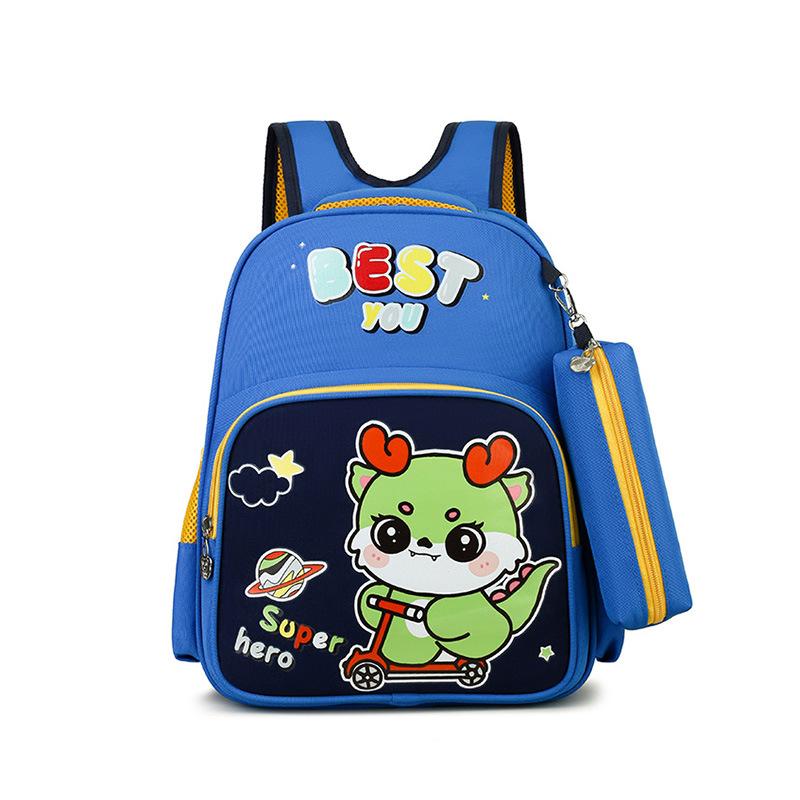 Large Capacity Primary School Schoolbag Cartoon Animation Cute Boys And Girls Backpack Printed Children'S Backpack