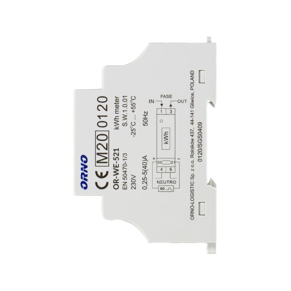 Orno OR-WE-521 MID 1-phase electricity meter