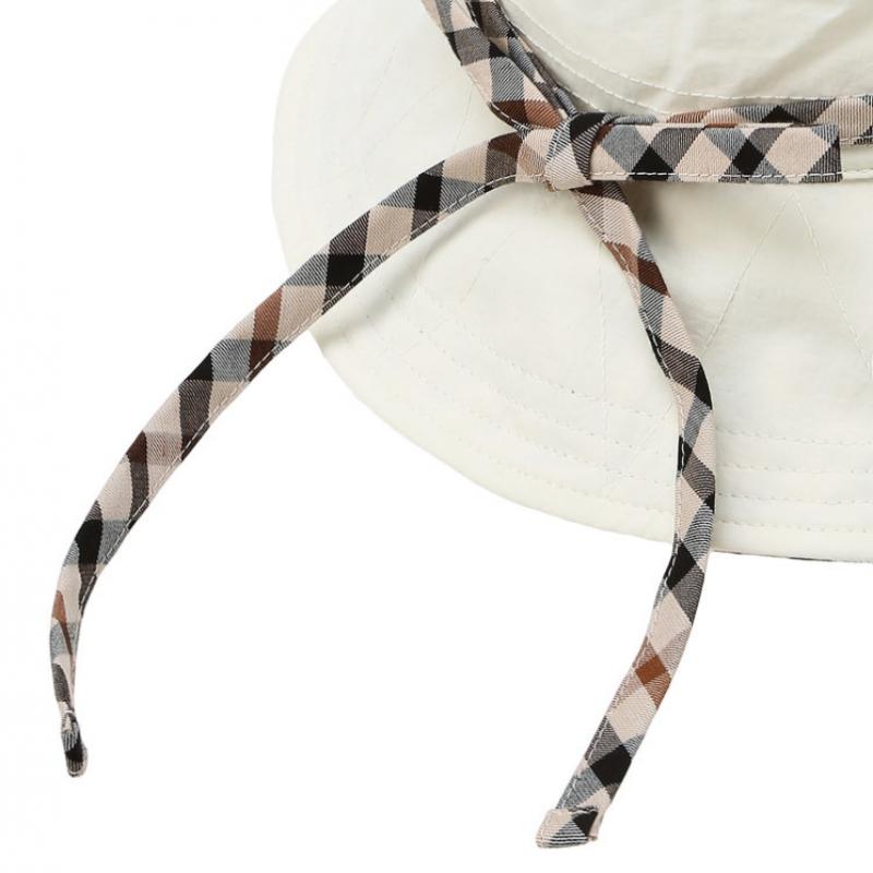Daks Ivory Strap Decorative Bucket Hat Dbhe5e184iv