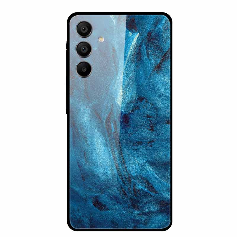 For Samsung Galaxy A16 5G Tempered Glass Case Back Cover Hard Phone Cases for SamsungA16 6.7" Fundas Fashion Protector New Coque