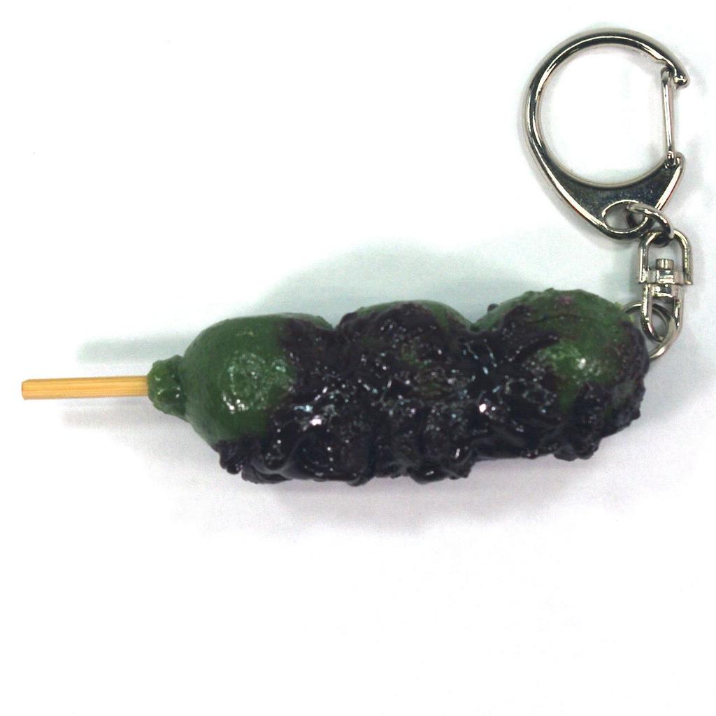 Food sample bean that looks like it could be eaten 157OK keychain An-dango (red dumpling)