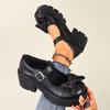 Black Velvet Bow Mary Jane Shoes, Thick-Soled Platform Lolita Shoes, Dark Sweet Cool Style Versatile Commuting Shoes 2026 new