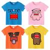 Cute Domos Kuns Short Sleeve Cartoon Boys Girls Clothes Summer Exquisite Fashion Hip Hop Casual Outdoor Wear Toddler Tops Gifts