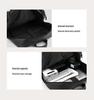 Men's Trendy Large Capacity PU Backpack for Travel and Commute