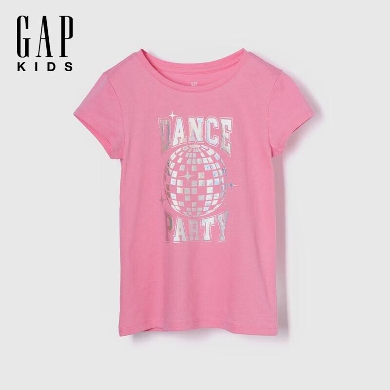 

GAP Girls Printed Logo Cotton Short Sleeve T-Shirt L