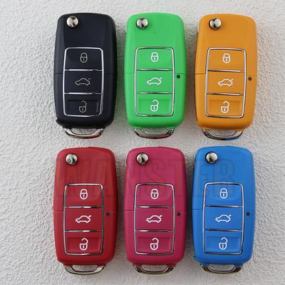 3-przyciskowy futerał na kluczyk samochodowy do Volkswagen/VW Passat B5 B6 Tiguan Golf MK4 Seat Skoda EOS Scirocco Polo