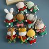 Cute Woven Handmade Twelve Zodiac Dolls Yarn Keychain Wool Thread Hook Weaving Crochet Doll Decoration Creative Birthday Gift