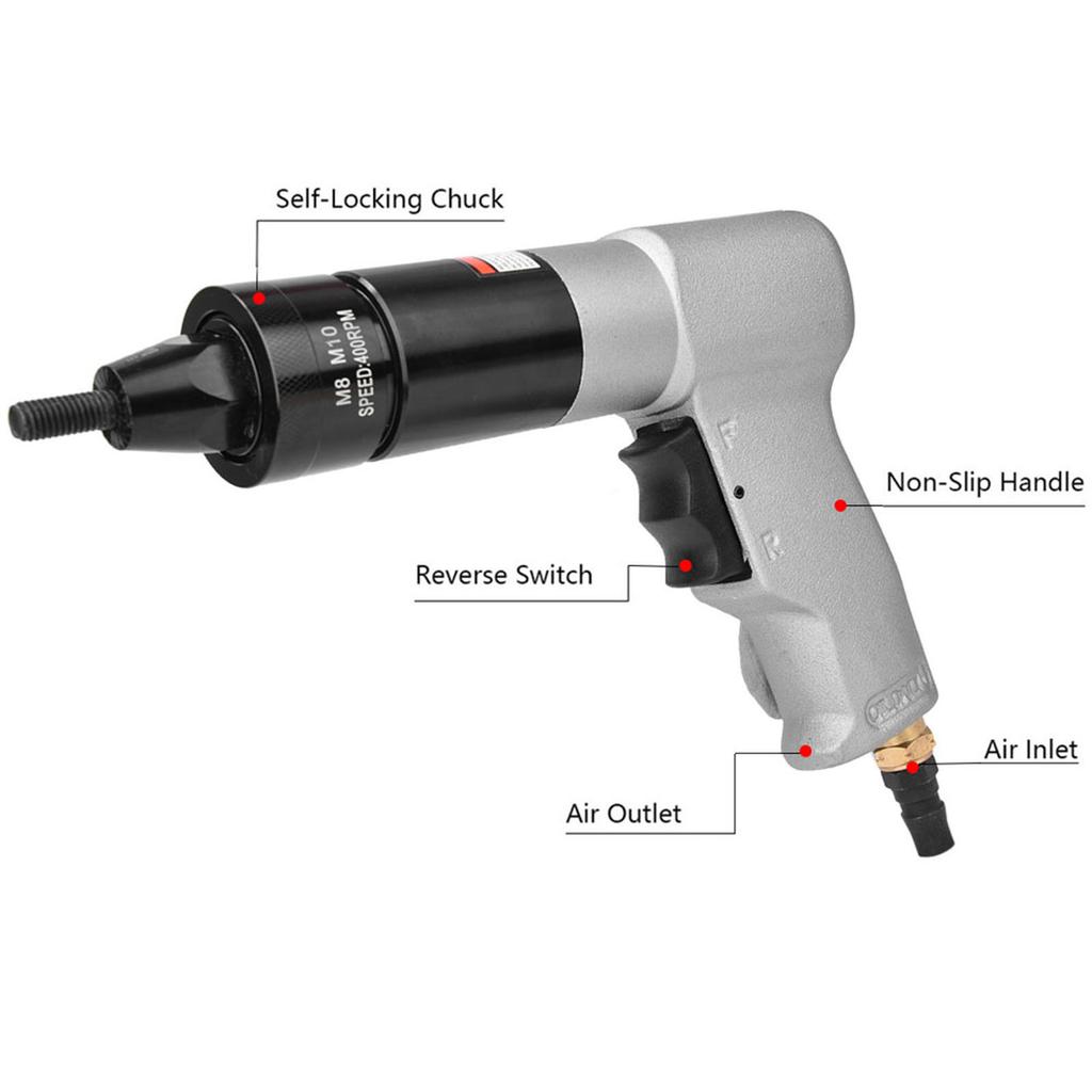 Pneumatic Riveting   Pull Nut Automatic   Riveter Nut   Tool (KP-7322)