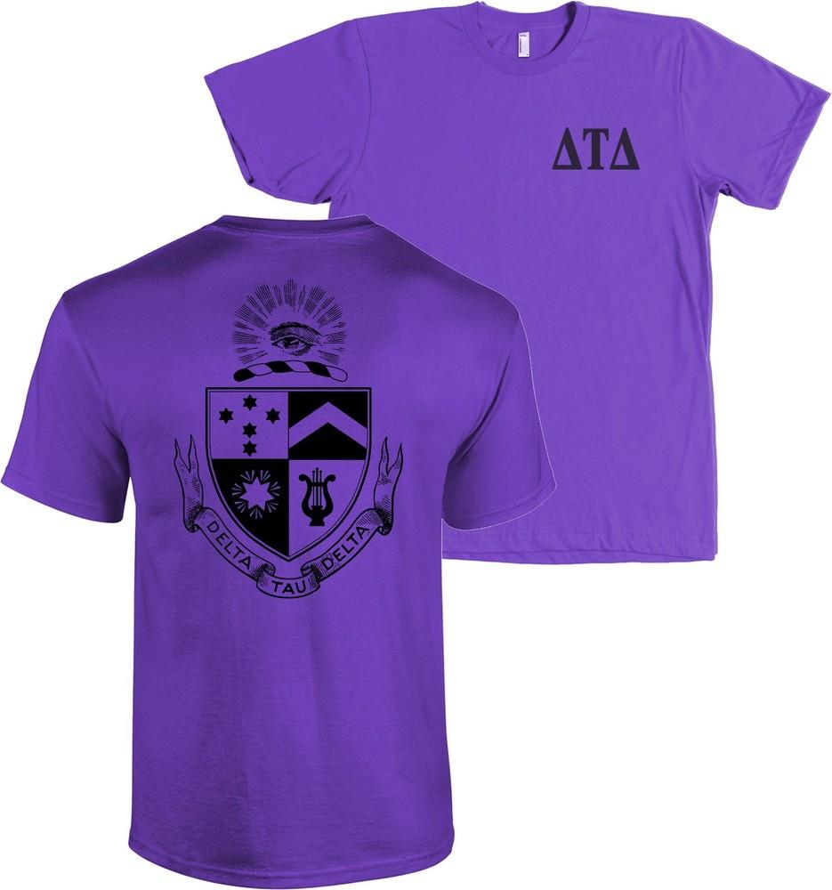 Delta Tau Delta Fraternity Bella + Canvas Shirt Delts Coat of Arms MORE COLORS Unisex T-Shirt XXXL