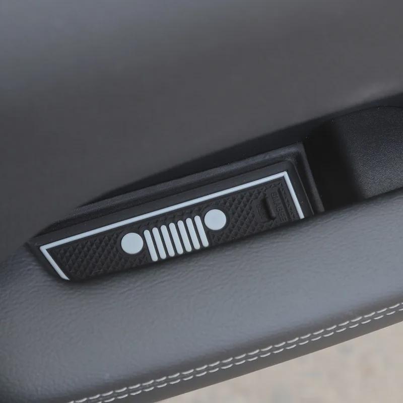 for Wrangler JL 2018-2023 Automotive Interior Rubber Mats Automotive Style Accessories Red and White