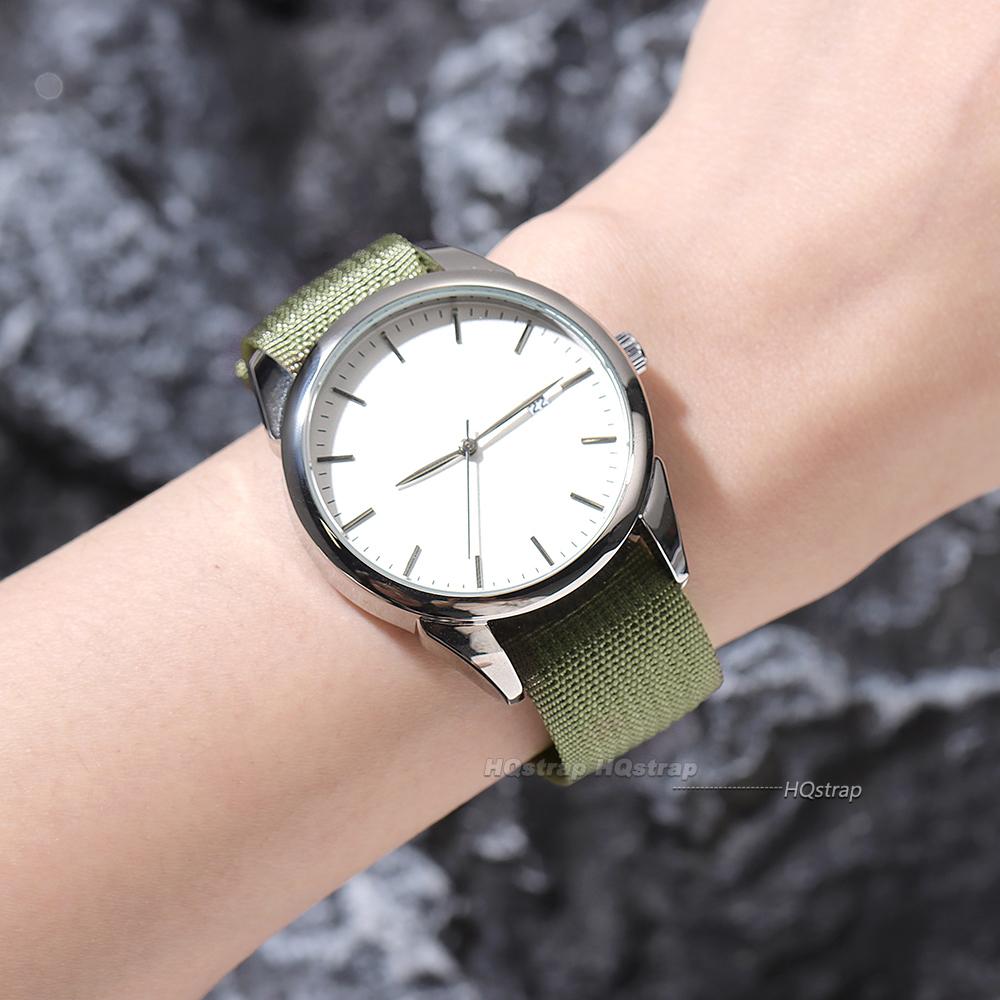 20mm 22mm New Ribbed Nylon Watchband Nylon Watch Strap Watchband Accessories for Military Watch Band Bracelets for Seiko