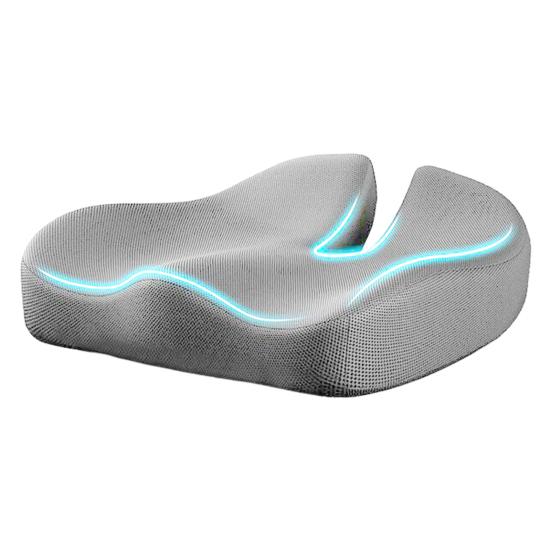 Office Chair Cushion Memory Foam Seat Cushion Breathable Pressure Relief Seat Cushion for Car Seat Wheelchair Thighs Sciatica Pain Relief