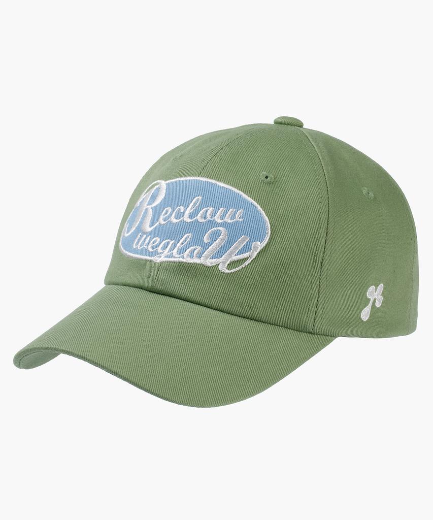 Likkeullou Rc Glow Logo Ball Cap Sage Green