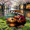 Custom Name Personalized Masha and The Bear Print Umbrella, Auto Open Close, 8‑Rib Sturdy Frame, Commute Camping Hiking Use, Birthday Gift