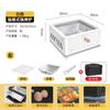 Portable Square Charcoal Grill for Outdoor Camping Picnic Backyard BBQ and Tea Boiling