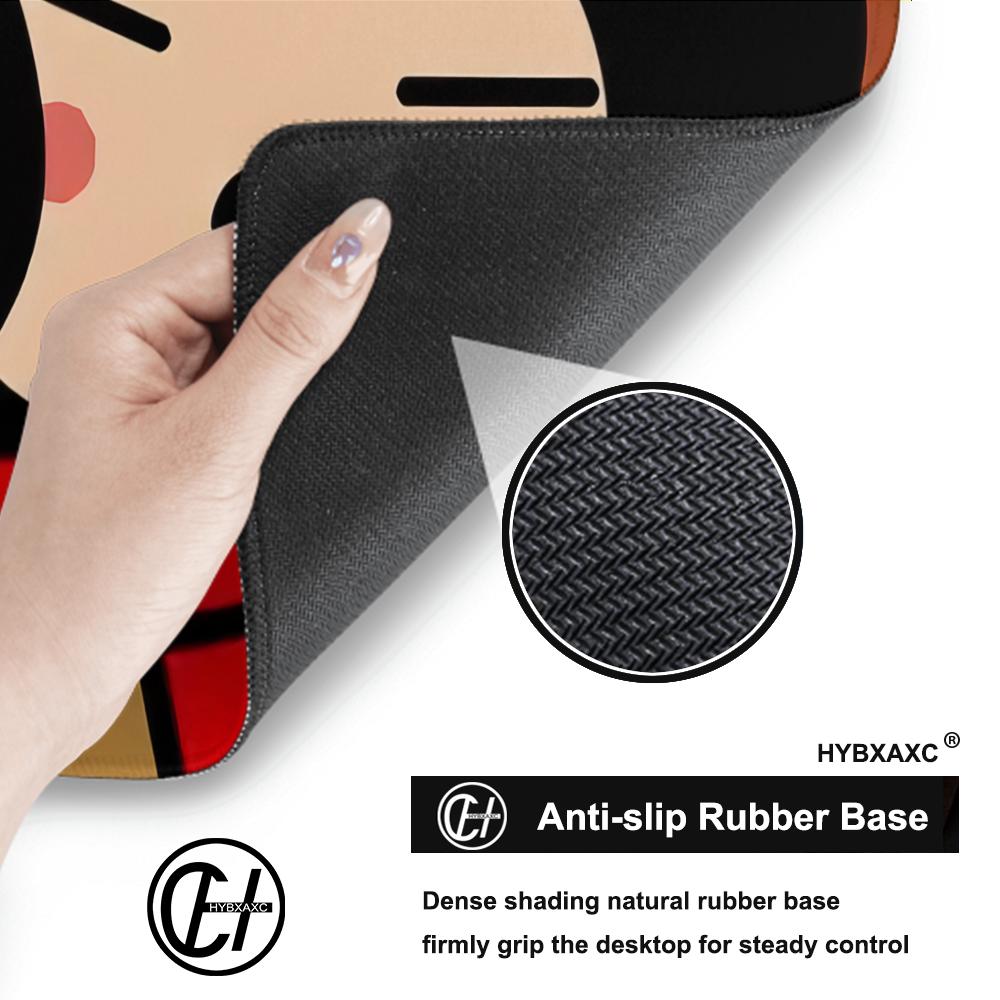 HYBXAXC Cute Garu Pucca Mouse Pad Non-slip Locking Edge DeskMat PC Laptop Accessories Rubber Office Keyboard Large XXL Carpet