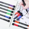 8pcs Sponge Head Colorful Whiteboard Markers Erasable Magnetic Marker Pens  Children Doodle