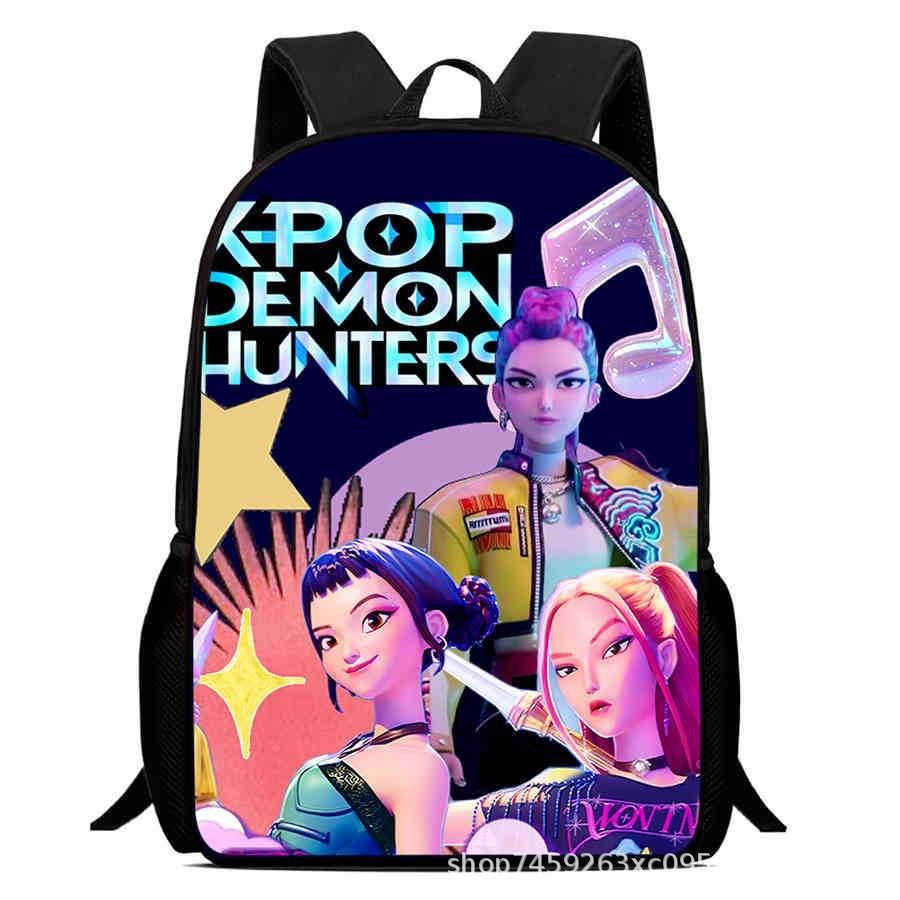 Kpop Witch Hunter School Bag 3D Digital Printing Backpack Children'S Cartoon Backpack