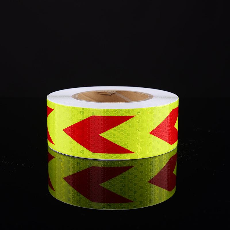 Truck Safety Night Reflective Arrow Sticker - Crystal Lattice Film