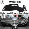 Anti-Slip Dashboard Cover Protective Pad Car Accessories Sunshade Carpet for Mitsubishi Outlander 2023