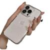 "Glitter Transparent Phone Case for iPhone 11/12/13/14/15/14PRO: Smooth and Dirt-Resistant"
