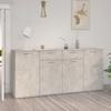 Concrete Buffet 160x36x75 Cm Engineered Wood