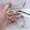 Luxury Crystal Butterfly Charm Wrist Lanyard & Keychain for Women