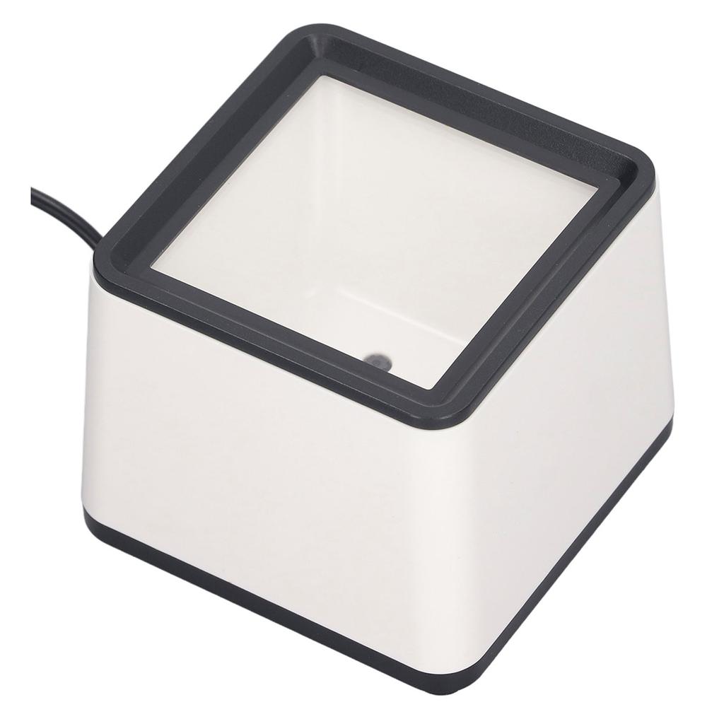 Hands Free Barcode Scanner Voice Announcement Quick Response 2D Desktop Barcode Reader for Business