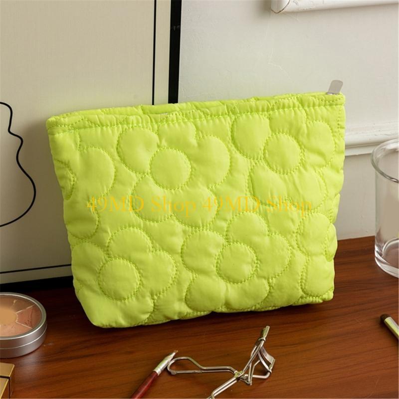 49MD Large Capacity Travel Cosmetic Bag Nylon akeup Bags Toiletry Pouches Perfect for Storing Cosmetics and Brushes
