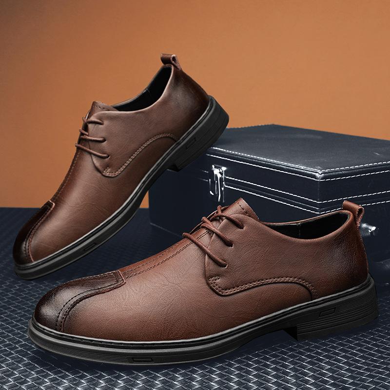 

Весна и лето 2024 года, повседневная кожаная обувь больших размеров, натуральная кожа, подошва ручной работы, мужская обувь для отдыха на природе, партия из одного предмета 48 коричневый