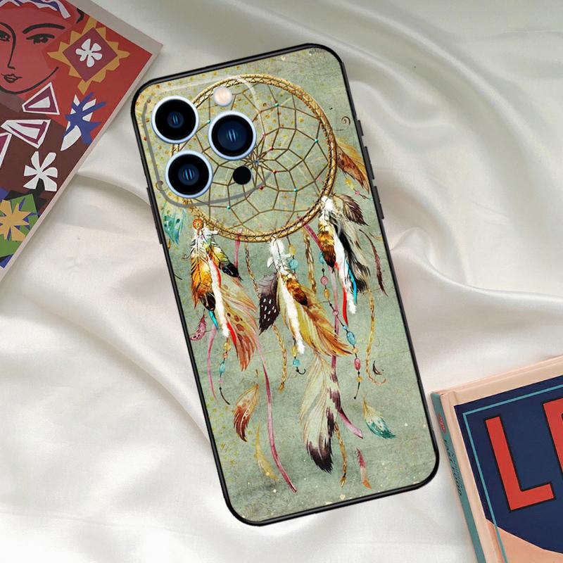 Dream Catcher Phone Case For iPhone 15 14 12 11 13 16 17 Pro Max 15 16 Plus 13 Mini 16e 17 Air Funda Cover