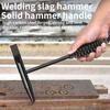 Welding Chipping Hammer - Rust Removal & Slag Cleaning Tool with Spring Handle and Hook for Glass Breaking & Ice Chipping
