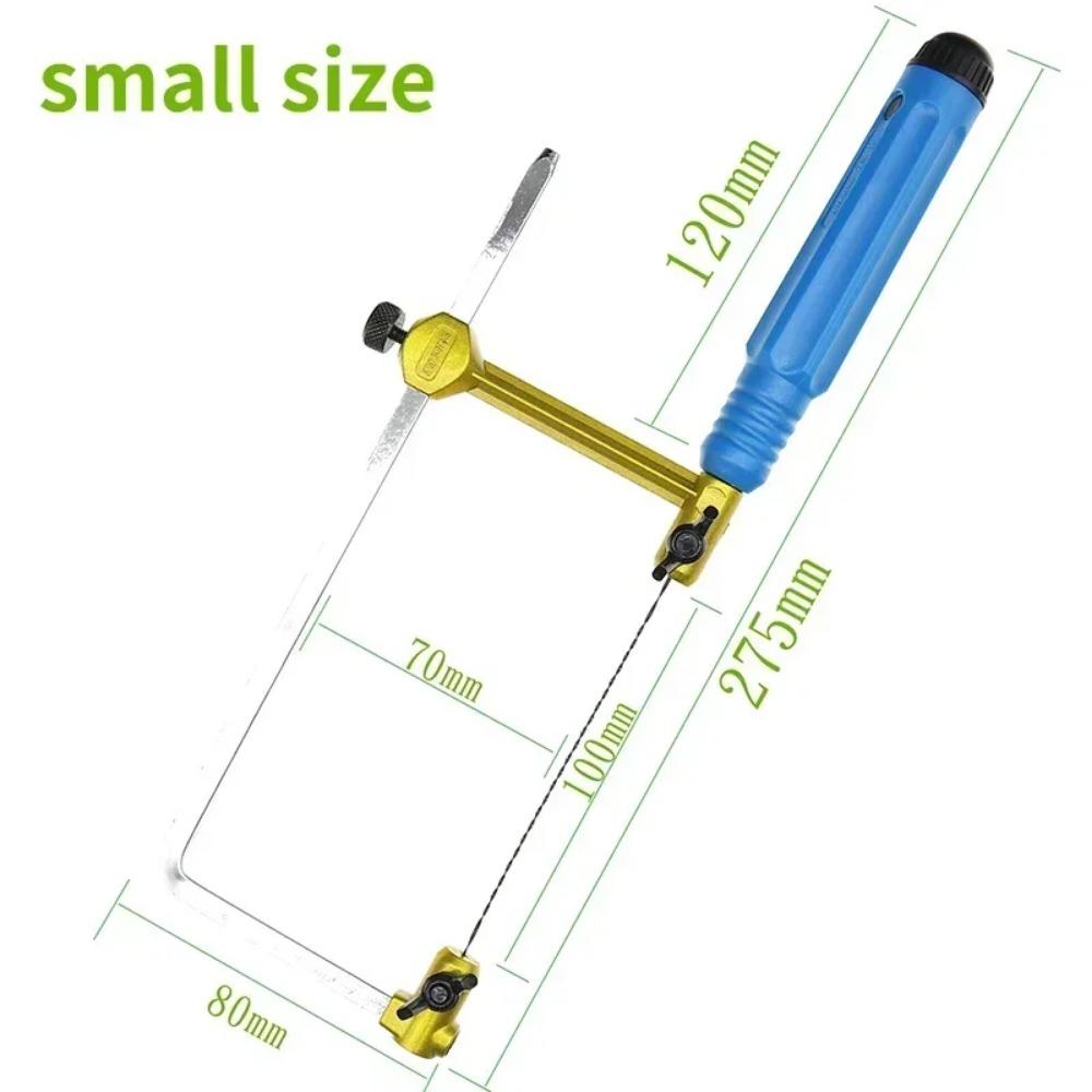 Nastavitelná Mini Ruční Pila Typ U Klenotnická Pila Pilový Luk pro Šperky DIY Nástroje Dřevoobráběcí Řemeslné Nástroje Sada Ručních Nástrojů Pilový List