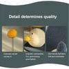 Cat Scratching Toy, Nature's Sisal and Wood Material, Spherical Pet Toy, Interactive Solid Wood Scratching Pet Toy (Natural)