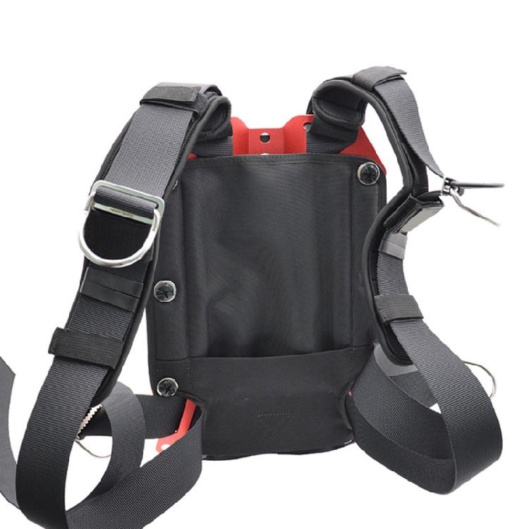 Heavy Duty Nylons Diving Harness Back Plate Pad for Scubas Diving with Elastics Pocket for Convenient Storage Small Item