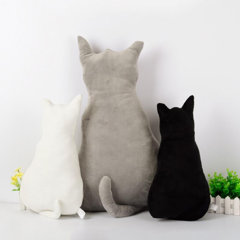 Adorable Plush Back Cat Toy Sofa Pillow Cushion Perfect For Cozy Home Decor