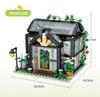 Non-Toxic Flower House Building Block Set City Street House Flower Shop Building Block Transparent Bricks Toy Gift For Children Or Children