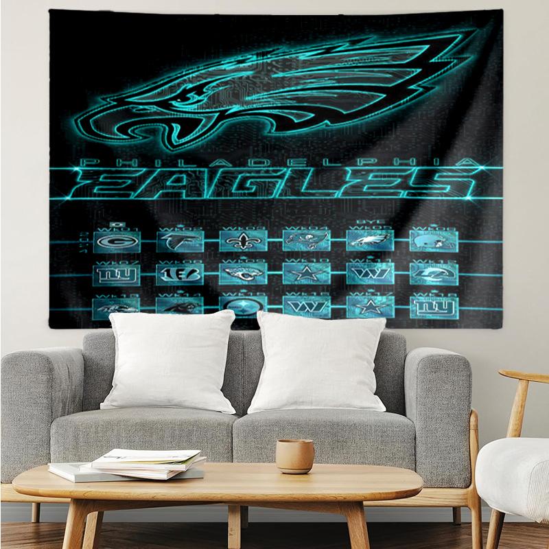 Philadelphia Eagles Tapestry Accessories Playroom Tapestry, for Bedroom,Livingroom, dormitory Room Wall Decor Fan Birthday Gifts